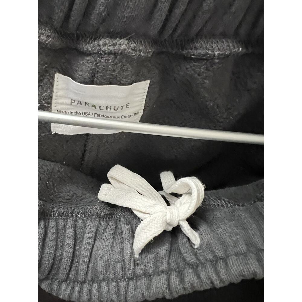 Parachute 100% Organic Cotton Black Jogger Sweatpants Size Large Made In USA